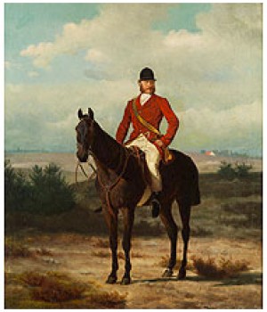 Reiterportrait by Friedrich Anton KILP - auction artwork with signature