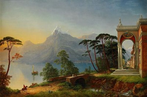 Vy Från Norditalien by Wiliam Henry PYNE - auction artwork with signature