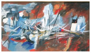 Hamnmotiv by Bertil ANDERSSON - auction artwork with signature