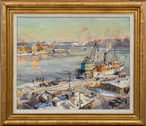 Vy över Stockholm by Stephen BONE