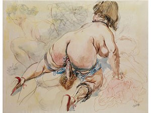 Erotic Drawing Ii by George GROSZ