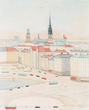 Utsikt över Kornhamnstorg Och Gamla Stan by Einar JOLIN