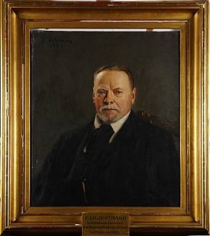 Porträtt Av E Liljestrand by Bernhard ÖSTERMAN