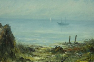 Vid Sundet by Carl JULIUS - auction artwork with signature