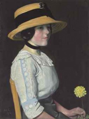 The Straw Hat by William STRANG