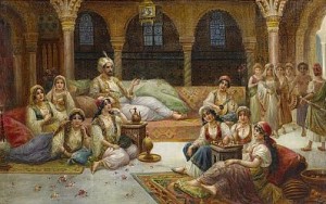 Haremsinteriör by J. G. DELINCOURT - auction artwork with signature