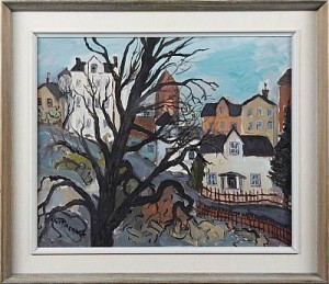 Stadsmotiv by Knut TONEMARK - auction artwork with signature