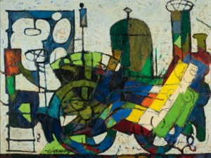 La Femme A La Locomotive (no. 2?) by Claude VENARD