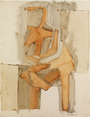 Composition by Conrad MARCA-RELLI - auction artwork with signature
