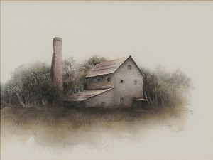 Rice Mill, Georgetown, South Carolina by Hubert SHUPTRINE - auction artwork with signature