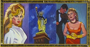 Birgitte Bardot - Rita Hayworth by Rhonda ZWILLINGER - auction artwork with signature