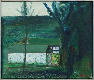 Landskap Med Hus by Fredrik ROHDE
