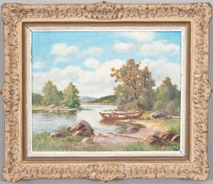Sommarlandskap by Uuno SOLDAN