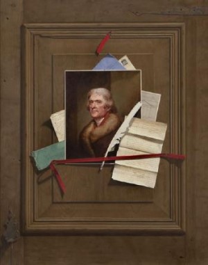 Thomas Jefferson Trompe L'oeil by David BREGA