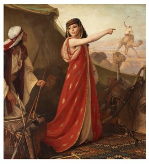 Kvinna I Beduinlägret by Wilhelm Karl GENTZ