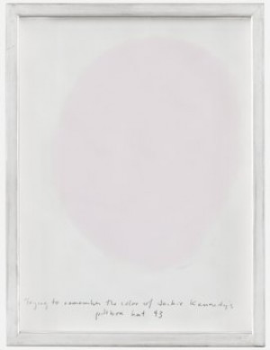 Try To Remember The Colour Of Jackie Kennedy's Pillbox Hat 43 by Spencer FINCH
