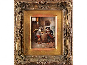 Zwei Zecher by Alois Heinrich PRIECHENFRIED - auction artwork with signature