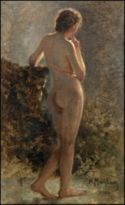 Nude Model by Nikolaj Sergeevich MATVEEV - auction artwork with signature