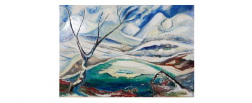 Vårdag, Abisko by Kjell LEANDER-ENGSTRÖM