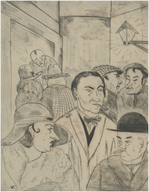 Nachtiche Strase by Bruno VOIGT - auction artwork with signature
