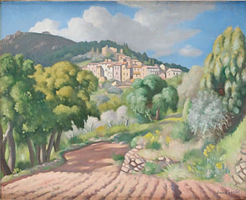 Landskap by Louis CHARLOT