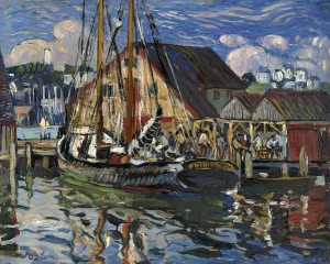 Gloucester Harbor by Richard Hayley LEVER