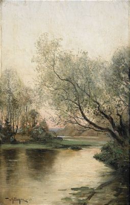 Landskap I Skymning by Wilhelm BEHM