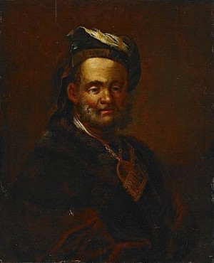 Man Med Skägg I Orientalisk Dräkt by Tiberius Domenikus WOCHER