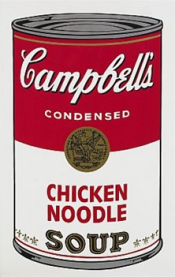 Campbell's Soup I: Chicken Noodle by Andy WARHOL