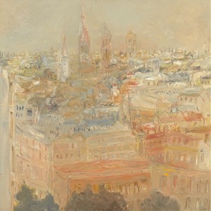 Les Toits Du Barrio A Barcelona by Jean FUSARO - auction artwork with signature