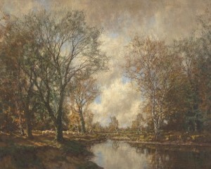 Landscape With Sheep by Arnold Marc GORTER