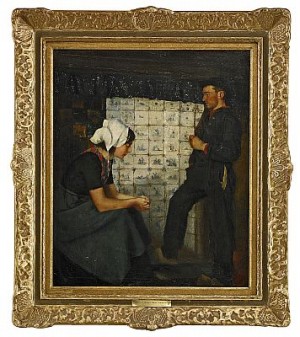 Interiör Med Figurer by David Adolf Constant ARTZ