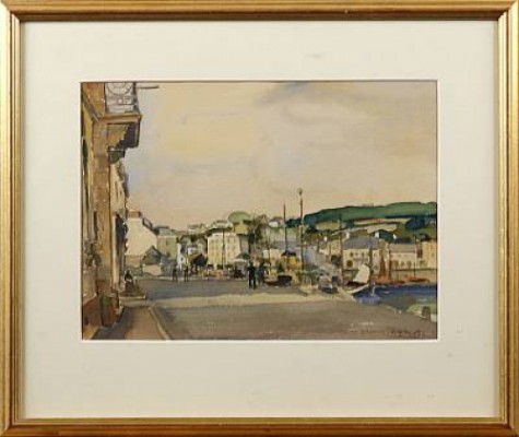 Hamnstad by Gustave CAMUS