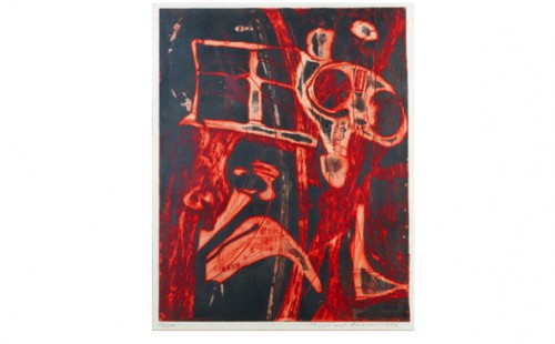 Komposition by Thormond LARSEN - auction artwork with signature