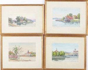 (4) Stockholmsmotiv by August OLSSON