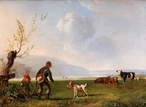 Jäger Mit Jagdhund Und Beute by Pieter Frederick VAN OS - auction artwork with signature
