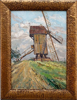 Väderkvarn by Clara ‘Clara-Eva’ DAHLBLOM - auction artwork with signature