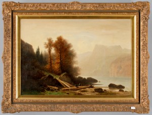 Landskap by Gustave Eugène CASTAN - auction artwork with signature