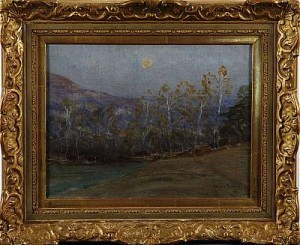 Landskap I Månsken by Wilhelm DAHLBOM