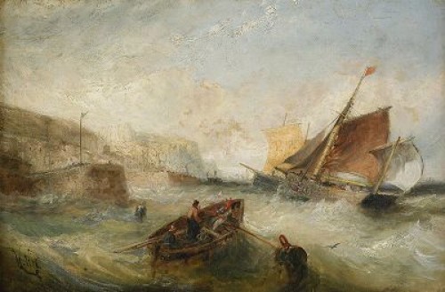 On The Cornish Coast by William WEBB