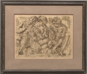 Three Figures by Hans ERNI