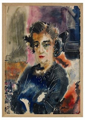 Portrait Of The Second Secretary Of The French Embassy In Moscow by Anatolii Timofeevich ‘Az’ ZVEREV