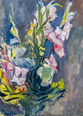 Gladioluses by Josef DOBROWSKY