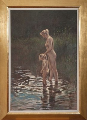 Mor Och Dotter I Gogsjö by Hans SAELE
