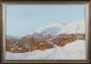 Fjälllandskap I Vinterskrud by Hermann TALVIK
