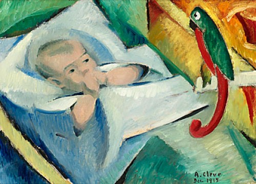 Gosse Med Papegoja by Agnes CLEVE