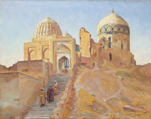 Moské by Nikolai Pavlovich TKACHENKO - auction artwork with signature