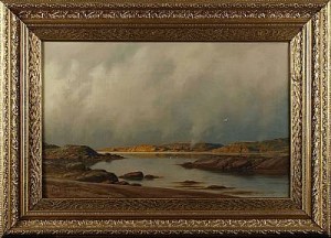 Mellan Holmarna by Christian ELIESON - auction artwork with signature