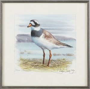 (2), Större Strandpipare Samt Småsnäppa by Henry SWAN - auction artwork with signature