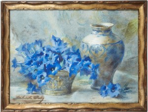 Bouquet De Fleurs by Blanche ODIN - auction artwork with signature